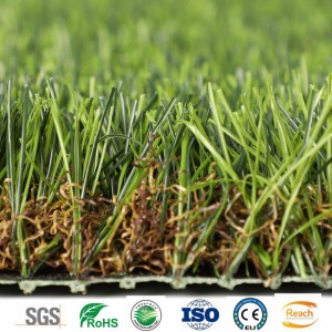 35mm 4 colour C Shape Landscaping Decoration Artificial Grass for Garden
